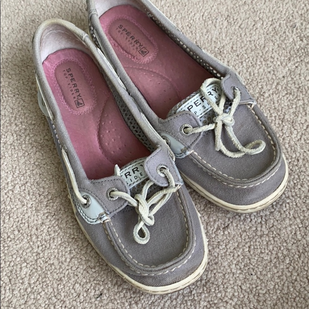 Sperry Top Sider Grey Boat Shoes
